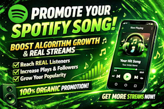 promote your spotify song to real listeners boost algorithm growth and stream