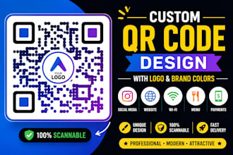 create custom qr code design with your logo