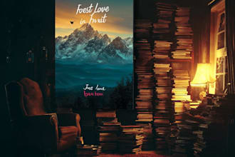 do book cover design, romance ebook cover, fantasy