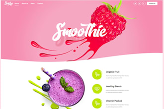 do smoothie bar shopify website