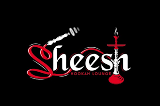 design wordmark text hookah lounge logo
