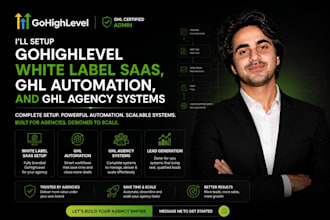 setup gohighlevel white label saas, ghl automation, and ghl agency systems