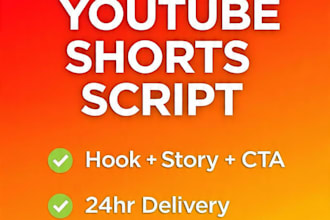 write engaging viral youtube shorts script with hook