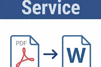 type PDF to word, ms word typing, and data entry fast