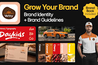create professional brand guidelines and brand books
