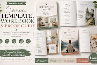 design canva client welcome packet guide