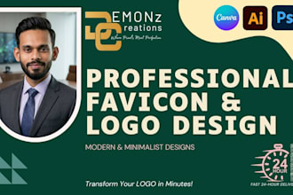 design professional website favicon, app icon, and logo