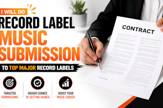 do record label music submission to top major record label to get signed