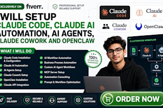 setup claude code, claude ai automation, ai agents, claude cowork and openclaw
