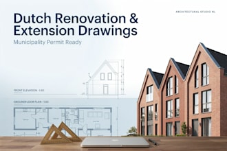 be your dutch architect for renovation extension and municipality permit drawing