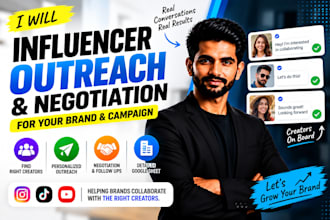 do influencer outreach to find brand collaborations