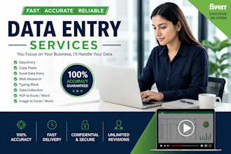do expert data entry, excel data cleaning, and formatting