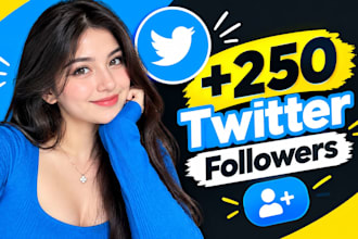 complete 250 twitter followers organically