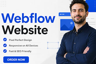 design webflow website, update webflow wix studio website fix webflow website