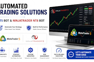 do automated trading solution for mt5 bot, ninjatrader nt8 bot