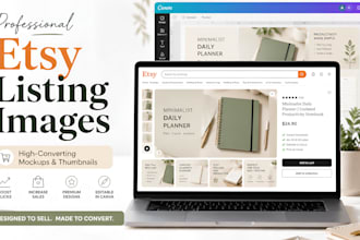 design etsy listing images