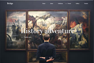 build museum website design