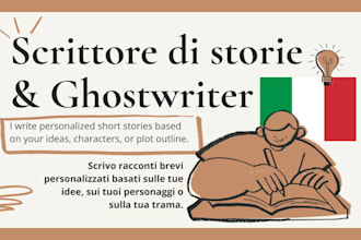 write your story in italian any genre