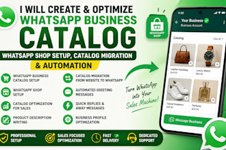 whatsapp business catalogue shop setup catalog migration product automation