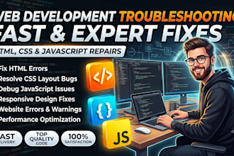 fix html, css and javascript errors in your project