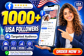 get you 1,000 real and targeted USA facebook followers