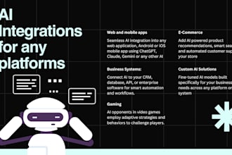 ai solutions and integration for any platform or system