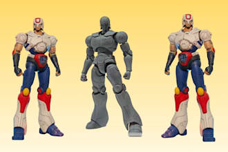 model custom 3d articulated figure models bjd toy action figures for 3d printing