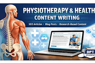 write medical articles or medical blog posts as a doctor