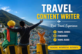 write travel, airline and tourism blog articles