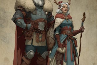 dnd character art and dnd character art