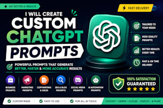 create custom chatgpt prompts for your business