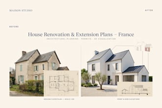 design your house renovation and extension plans in france