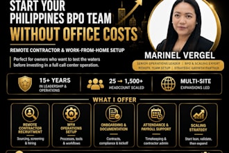 help you start your philippines bpo team without office costs