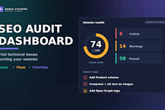 create a technical SEO audit dashboard for your website