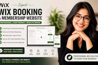 do wix coaching website, calender booking, service booking, membership portal