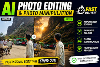 do professional ai photo editing and photo manipulation