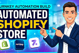 build an automated shopify dropshipping store via autods, zendrop, or cj