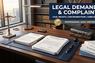 draft civil rights demand letters, discrimination complaints, grievance letter