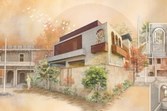 do post digital architectural visualization and illustrations