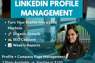 be your linkedin marketing manager and grow social media