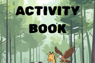 create kids activity books
