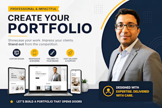 create a professional portfolio