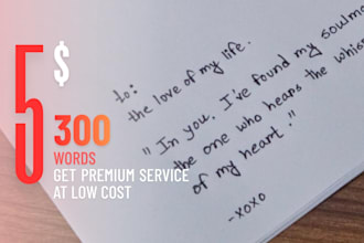 bring your words to life with beautiful custom handwriting