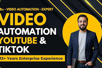 build n8n ai video automation for youtube, tiktok and content creation pipeline