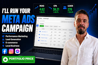 run your meta ads campaign at a special price for my portfolio