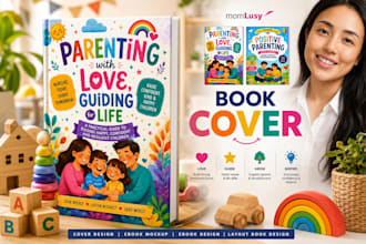 design eye catching kids workbook and activity book cover