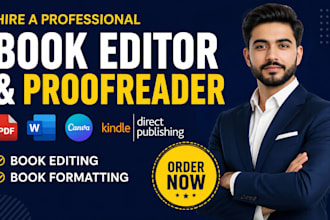 professionally proofread and edit your book in 3 days