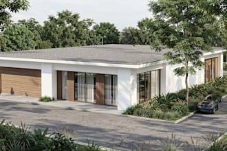 create photorealistic ai exterior architectural rendering