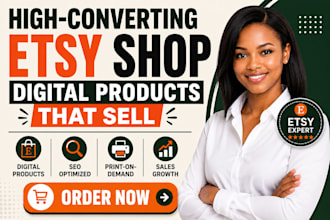design etsy digital product etsy wall art etsy seo etsy shop setup etsy sales