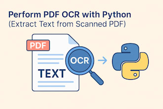 extract and structure data from PDF and scanned documents using ocr